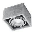 Quatro kattovalaisin GU10 14x14cm harmaa