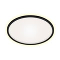 Slim LED plafondi 22W 2700-6500K 42cm musta