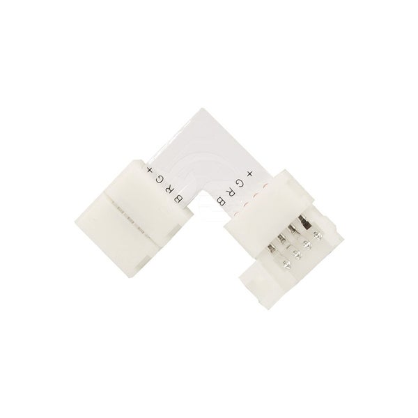 Kulmaliitin L 90 astetta RGB LED-nauhoille 10mm