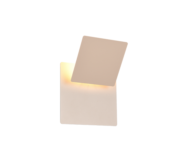 Mio LED sein&auml;valaisin neli&ouml; l&auml;mmin beige 3000K