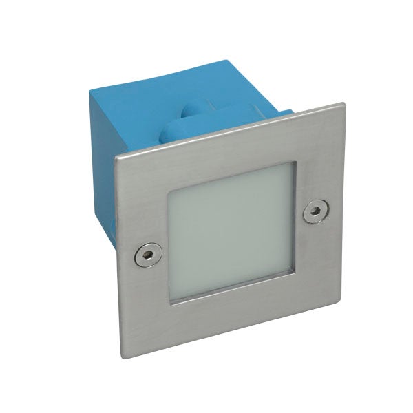 Taxi LED upotettava valaisin 7cm IP54 4000K 0,6W harjattu ter&auml;s