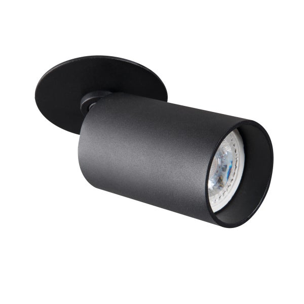 Chiro spottivalaisin GU10 9cm py&ouml;re&auml; musta