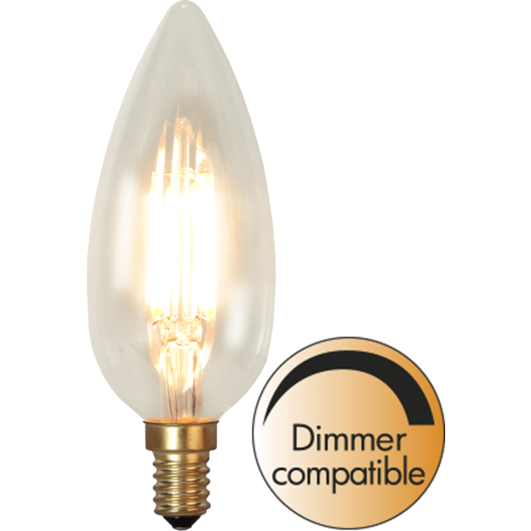 LED-lamppu E14 2200K 260lm 3W Soft Glow himmennett&auml;v&auml;