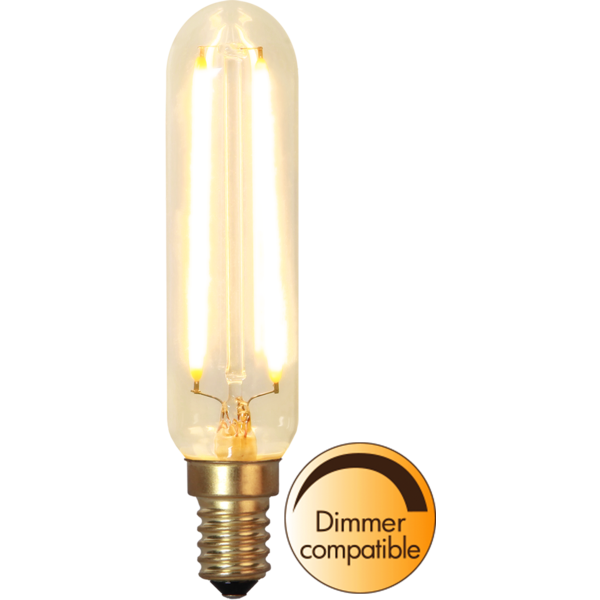 LED lamppu E14 T25 2200K 2,5W 150lm Soft Glow himmennett&auml;v&auml;
