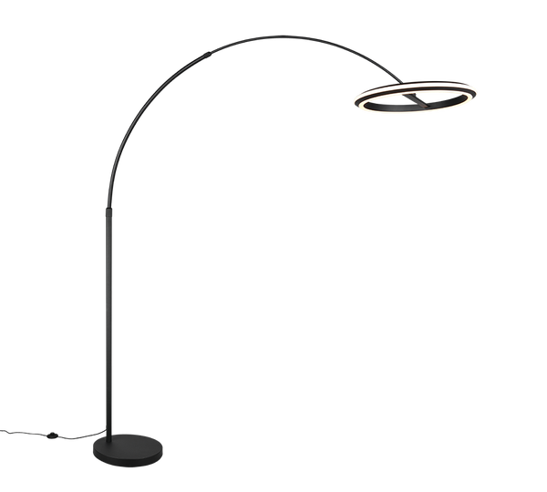 Amador LED lattiavalaisin mattamusta
