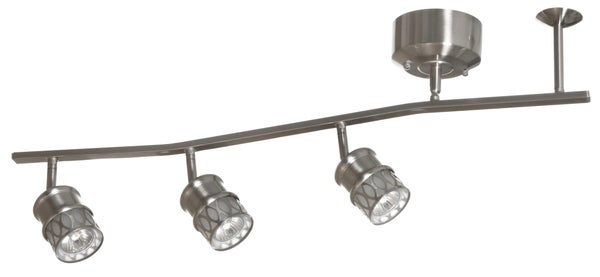 Tove spottivalaisin 3xGU10 77cm satiini koukkukiinnitys