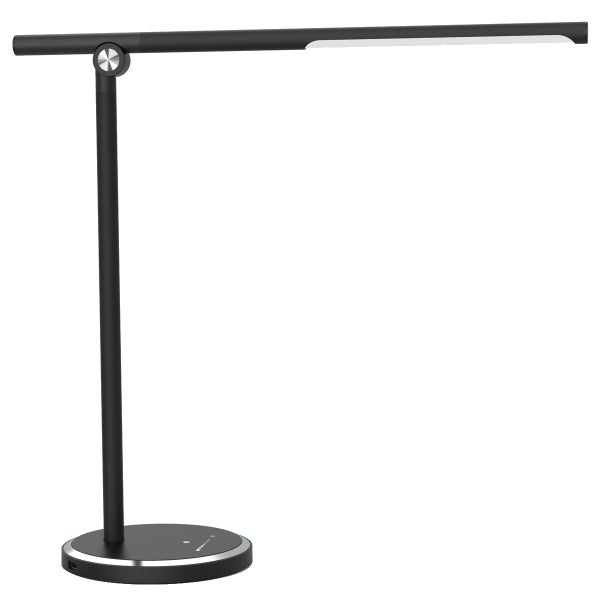 Smart LED p&ouml;yt&auml;valaisin 8W 3000-6000K musta/kromi