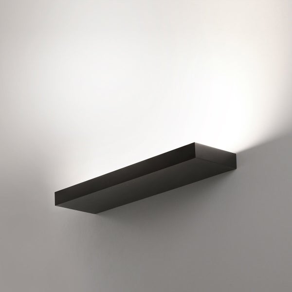 Brick sein&auml;valaisin musta LED 56W 7020lm CRI90 LED 2700K/3000K/4000K Liukukytkin Mikroprismaattinen diffuusori