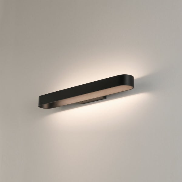 Gala sein&auml;valaisin musta LED 31W 3650lm CRI90 LED 2700K/3000K/4000K Liukukytkin