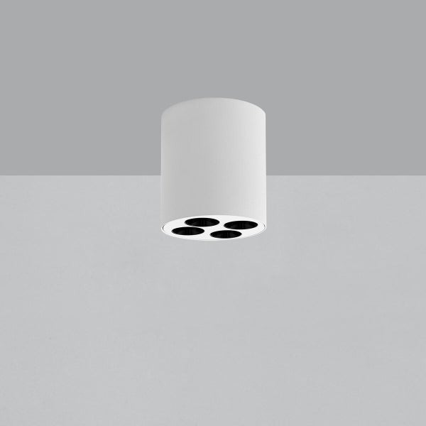 Invisible kattovalaisin &Oslash;70mm py&ouml;re&auml; valkoinen LED 9W 3000K 680lm CRI90