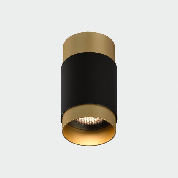 Lux Kattovalaisin Tech Kulta/Musta LED COB 12W 4000K 1550lm CRI90 LED