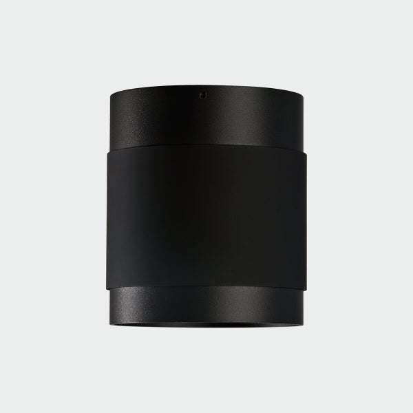 Lux-kattovalaisin musta/musta LED COB 18W 3000K 1985lm CRI90  Integroitu LED