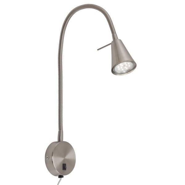 Comfort sein&auml;valaisin GU10 57cm satiini