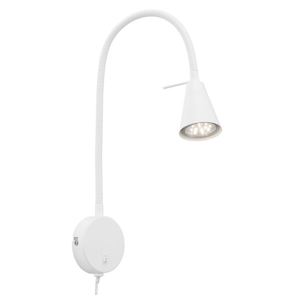Comfort sein&auml;valaisin GU10 57cm valkoinen