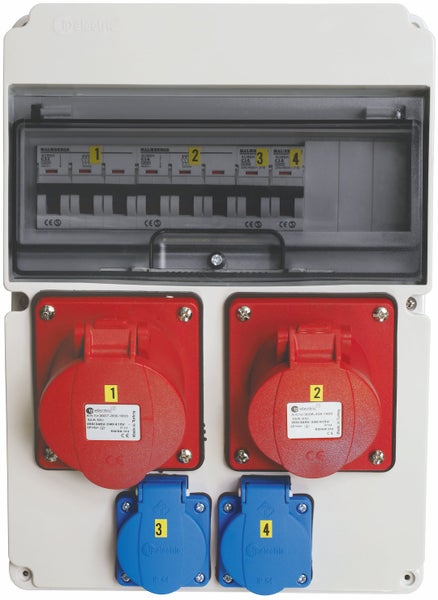 Pistorasiakeskus standard 32a IP44