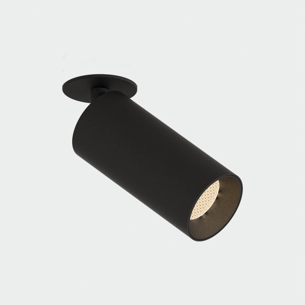 Tube upotettava musta LED COB 12W 4000K 1550lm CRI90 LED Himmennys DALI/Push