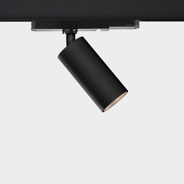 Tube kiskovalaisin 3-vaihe musta LED COB 8W 2700K 598lm CRI90 LED