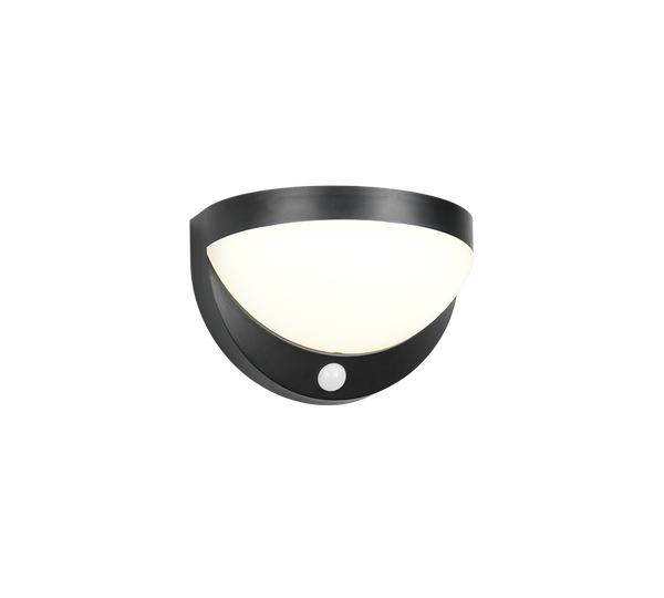 Cobre hybrid aurinkokenno LED sein&auml;valaisin 4000K 11cm IP44 8W musta ladattava/lataava