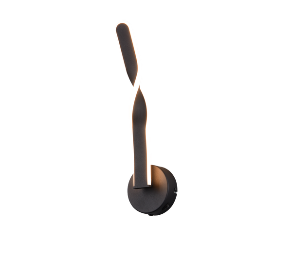 Ginko LED sein&auml;valaisin 45cm 3000K 11W musta
