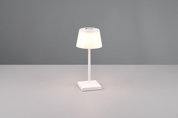 Sanchez LED ulkop&ouml;yt&auml;valaisin ladattava 30cm 2,1W 3000+4000+5000K valkoinen