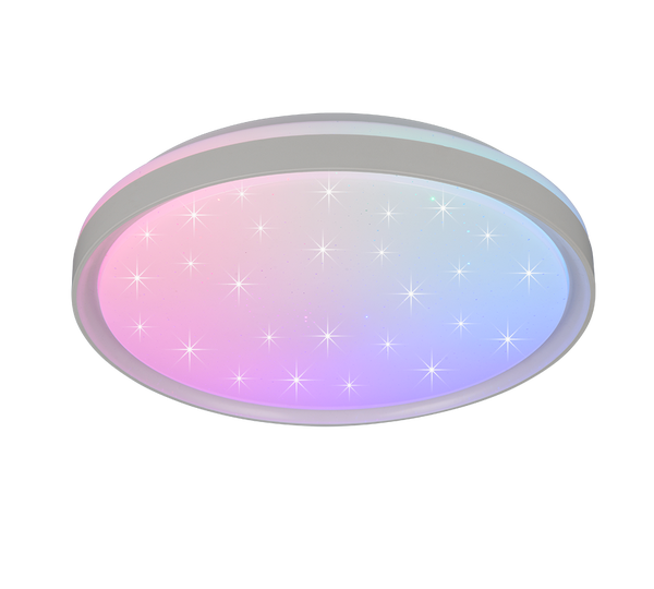 Solit LED kattovalaisin &oslash;39cm mattavalkoinen starlight RGB 2700 &ndash; 6500K
