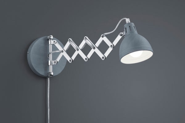 Scissor sein&auml;valaisin haitari E14 betoni