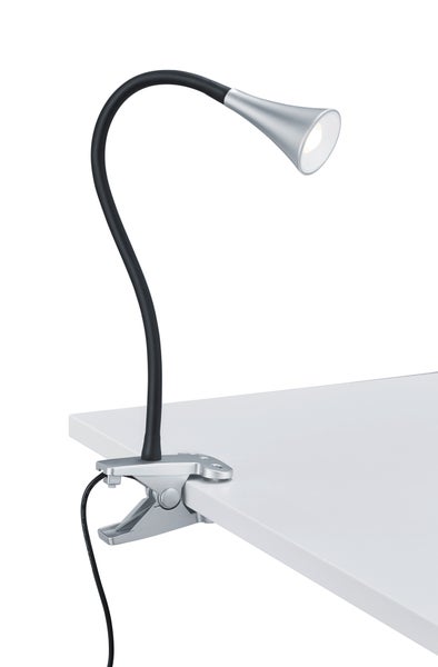 Viper p&ouml;yt&auml;valaisin klipsi LED 3 W harmaa