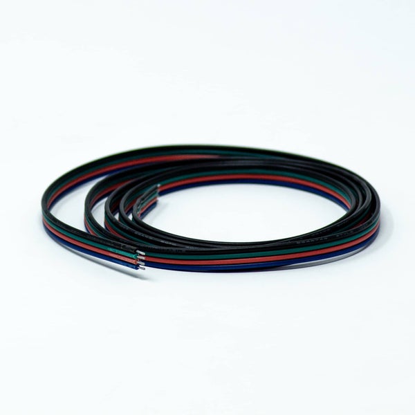 Asennusjohto RGB LED-nauhalle 3 metri&auml; 4-Pin 0.3mm&sup2;