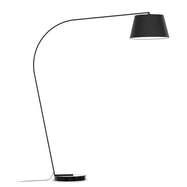 Curve lattiavalaisin 180cm E27 musta