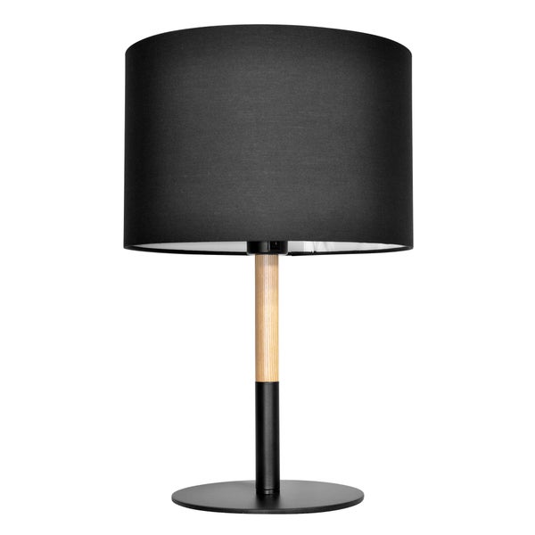 Haag p&ouml;yt&auml;valaisin E27 43cm musta/puu