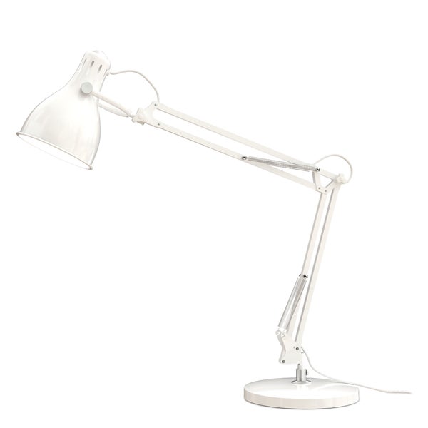 Leader p&ouml;yt&auml;valaisin 83cm E27 valkoinen