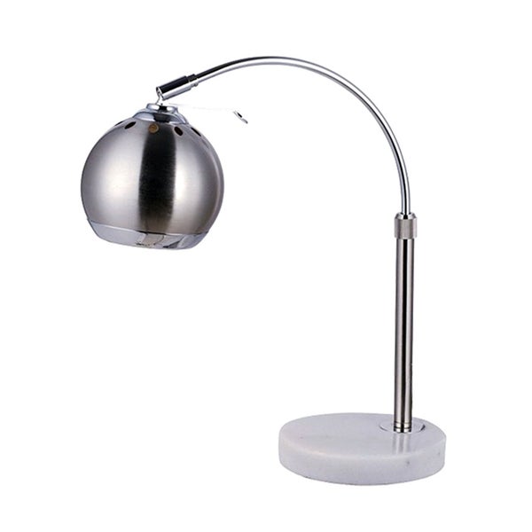 Mikro Lounge p&ouml;yt&auml;valaisin 54cm E14 satiini/marmori
