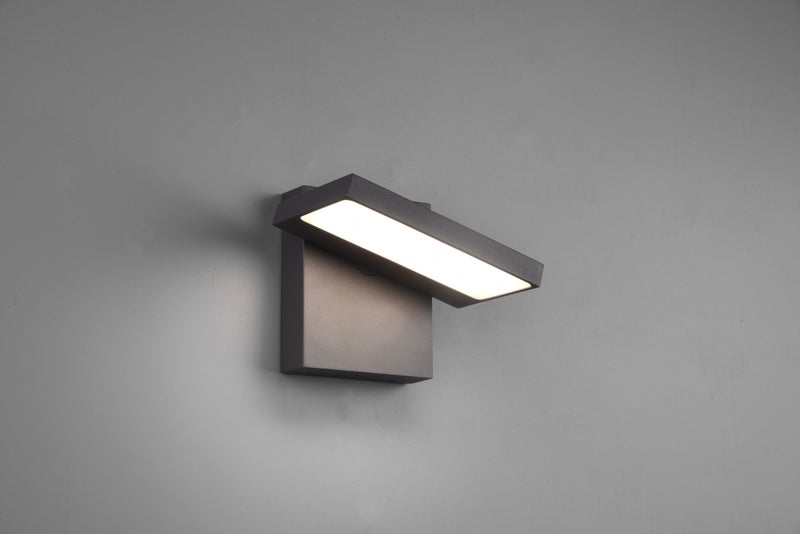 Horton LED sein&auml;valaisin IP54 15cm 8W 3000K antrasiitti