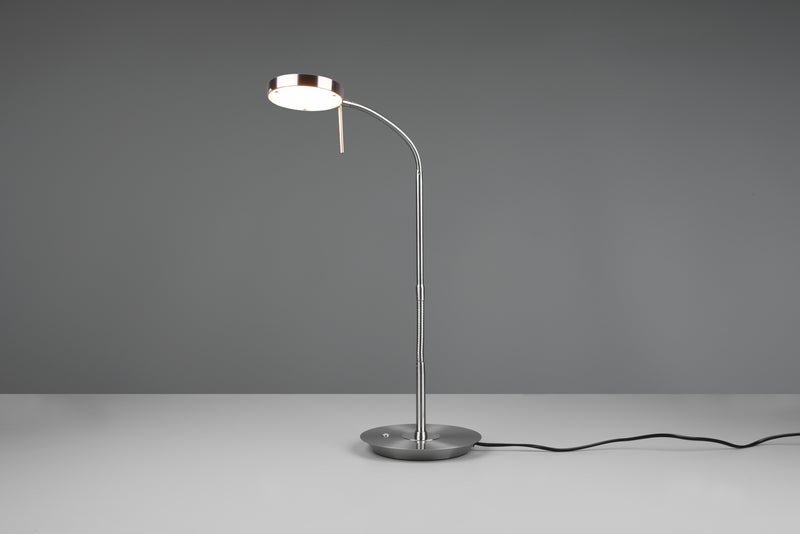 Monza LED p&ouml;yt&auml;valaisin harjattu ter&auml;s