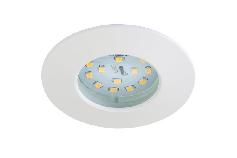 Attach LED uppovalaisin 5W 3000K IP44 valkoinen 230V