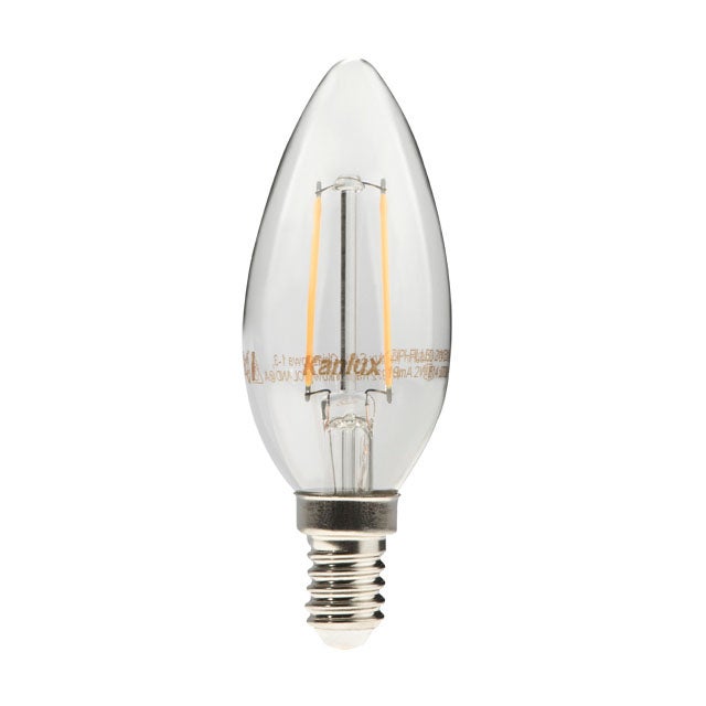 Zipi LED-hehkulamppu E14 4W 2700K l&auml;mmin s&auml;vy