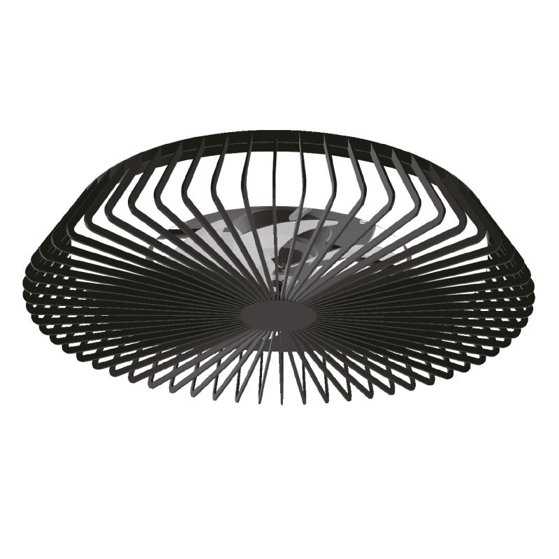 Himalaya LED kattotuuletin 70W 2700-5000K 63cm musta himmennett&auml;v&auml;