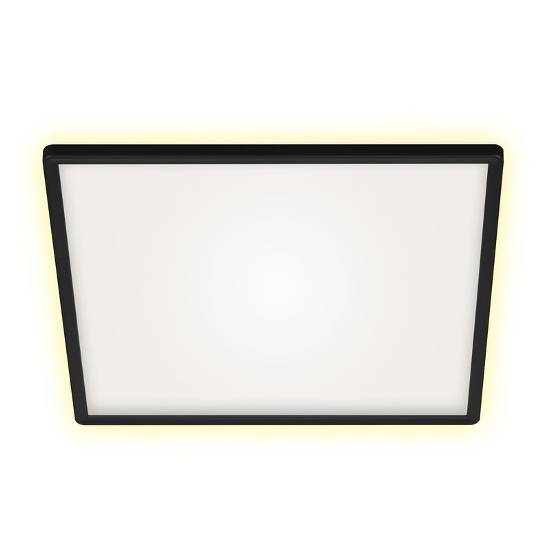 Slim LED plafondi 22W 4000K 42cm musta