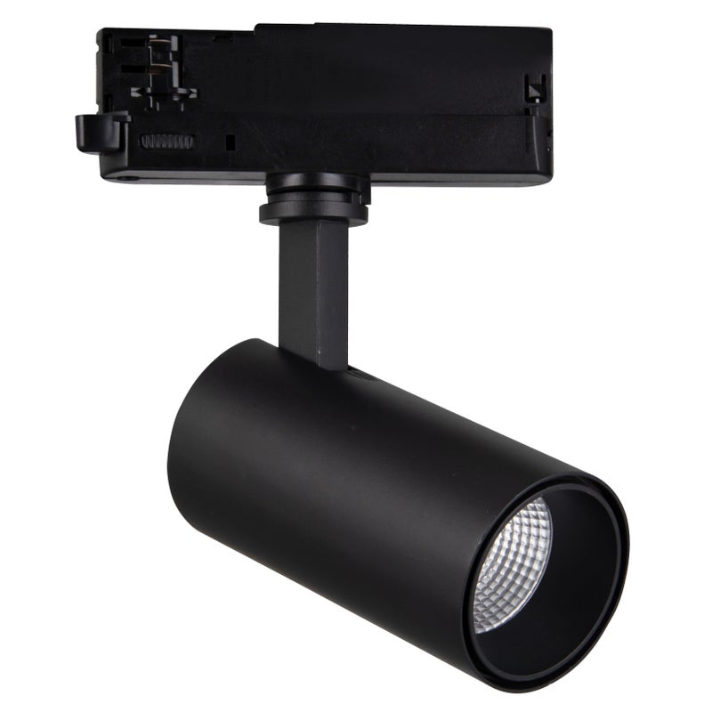 Fiji LED kiskovalaisin 3-vaihe 20W 3000K 20cm musta