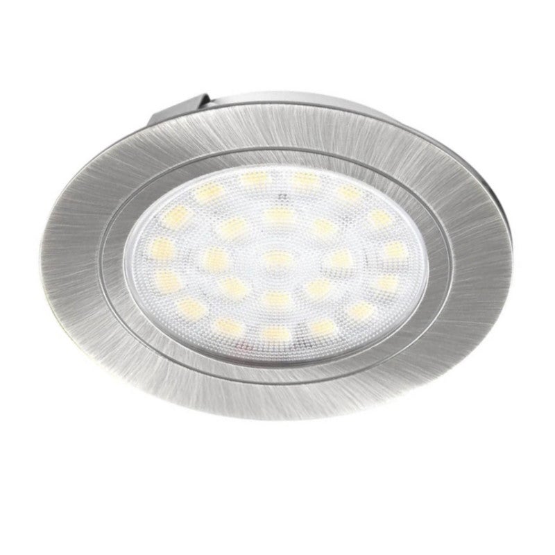 Valoset Oiva kalustevalaisin LED 12V 2W 3000K harj. ter&auml;s
