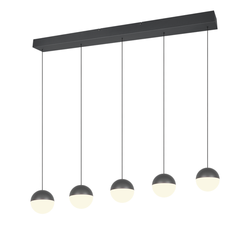 Senta LED riippuvalaisin 5-os antrasiitti 3000K