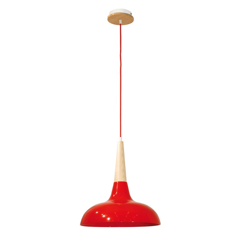 Cup riippuvalaisin &Oslash;38cm E27 punainen