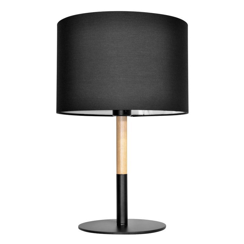 Haag p&ouml;yt&auml;valaisin E27 43cm musta/puu