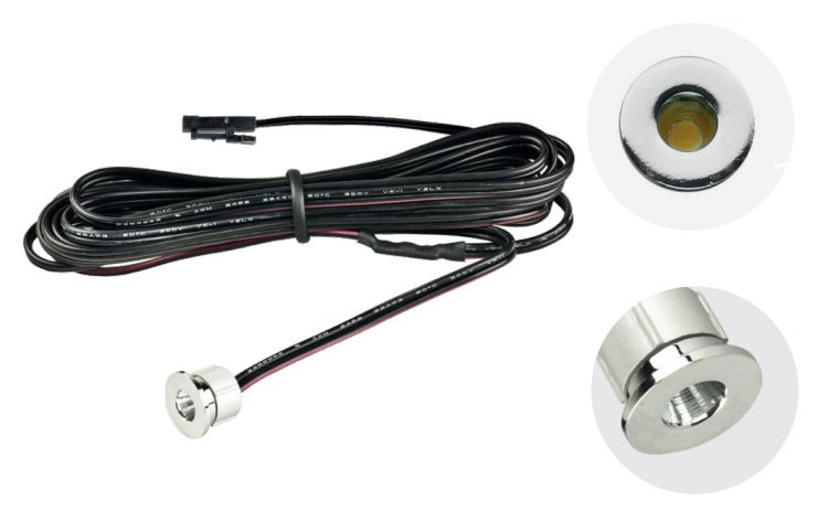 Valoset T&auml;hti upotettava LED 12V 0,7W 3000K