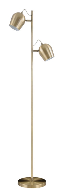 Cora lattiavalaisin 2xE27 158cm antiikkimessinki
